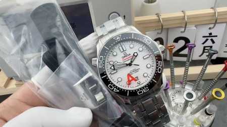 Vs Omega Seamaster V4 White 8800 All-in-one Machine Shipping Actual Photos DDD - Click Image to Close