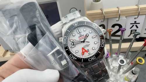 Vs Omega Seamaster V4 White 8800 All-in-one Machine Shipping Actual Photos DDD