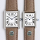 Tw New style ~ Cartier Tank Solo series, real shot in elephant gray. A versatile