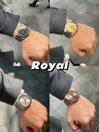 White Gold Tudor - Day-Date **Tudor Black Bay Royal Series 41mm Size and Style A - Click Image to Close