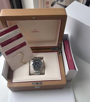 My wife gave me a black Omega Seamaster 300. How happy am I? What level is this